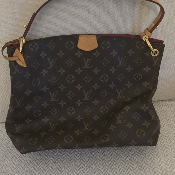 Louis Vuitton Dark Brown Monogram Shoulder Bag - Picture 1 of 3